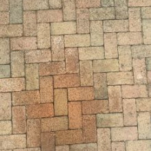 Oude gebakken keiformaten Vianen (op pallets)