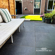 Keramische tegel, Slate Black 80x80x3 cm