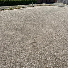 Gebruikte betonklinkers, 8 cm paars, type Lobith, (op pallets)