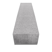 Oud Hollandse zitelement recht 200x60x40 grijs