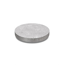 Oud hollandse tegel rond 60x60x7 grijs