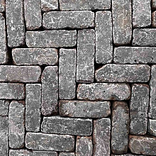 Oude gebakken dikformaten rood/paars Eerbeek (Op pallets)