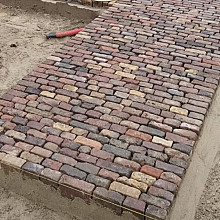 Oud gebakken waalformaten rood paars Renswoud variabele lengtes (in bigbags)