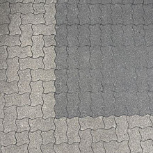 Gebruikte Sinpro profielstenen grijs / zwart 8cm