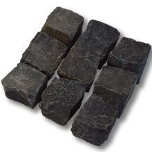 Basalt kinderkoppen 6x8 cm rustiek losgestort