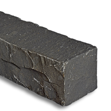 Basalt stapelblokken 12x12x50 cm gezaagd, gevlamd met facet