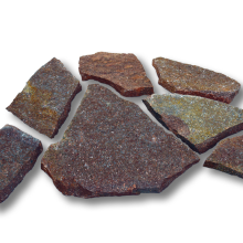 Porfier tegel 2-5 cm rustiek
