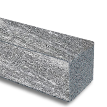 Gneis stapelblokken 12x12x250 cm gezaagd, gevlamd met facet