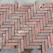 Oude gebakken Waalformaten Rood Bruin Drenthe (op pallets)