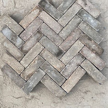 Gebruikte betonnen dikformaten bont Brons (op pallets)