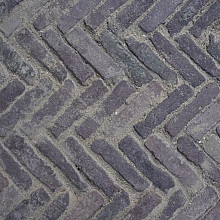 Oude gebakken waalformaten bruin paars (op pallets)