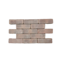 Nieuw gebakken dikformaten Bloemendaal rood-paars, getrommeld