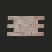 Nieuw gebakken dikformaten Bloemendaal rood-paars, getrommeld