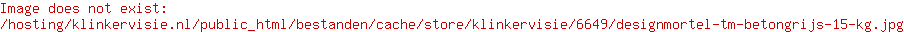 Designmortel TM Betongrijs (15 kg)