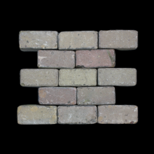 Oude gebakken keiformaten Eindhoven MV (op pallets)