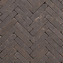 UWF65 Preston bruin/zwart getrommeld