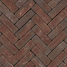 UDF60 Ruston paars rood bezand Getrommeld