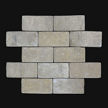 Oude gebakken keiformaten Brons (op pallets)