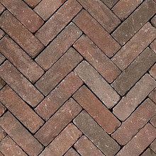 Gebruikte dikformaat 80 Novoton bruin rood bezand getrommeld (op pallets)