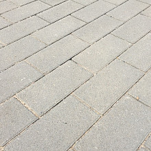 BSS 20x10x6 cm grijs (met facet en deklaag)
