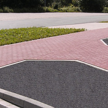 BSS 20x10x8 cm rood (mini-facet, met deklaag)