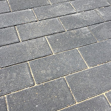 partij 74: BSS 20x10x8 cm zwart (mini-facet, met deklaag) maatverschil