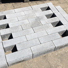 DF 21x7x8 cm grijs (zonder facet, met deklaag)