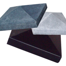 paalm. 44x44en35x44 zwart beton