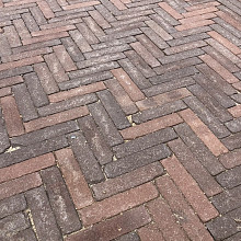 Gebakken Waalformaat Spijk Rood - Bruin Getrommeld