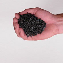 Basalt split antraciet antraciet / zwart 2-5 mm (1000kg losgestort)