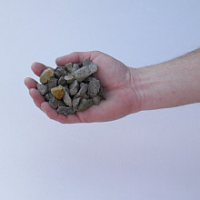Grauwacke split bont / bruin 8-16 mm (1000kg losgestort)