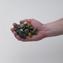 Moräne grind  grijs / bont 8-16 mm (1000kg losgestort)