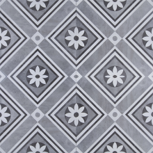 GeoCeramica topplaat Concreet Flower Decorate 60x60x1 cm