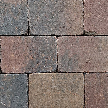 Antieke trommel 20x30x6 cm oud Bussum (voorheen paars gv)