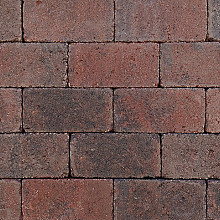 Antieke trommel betonstraatsteen 6 cm oud emmen