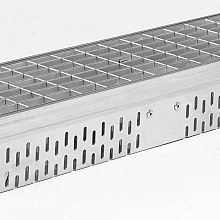 ACO Glassline verzinkt stalen goot +maasrooster 50cm