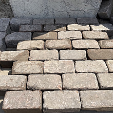 Oude gebakken Keiformaten Doesburg Rood Paars, KF,