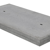 Betonplaat 200x100x16 cm Glad 20 Ton