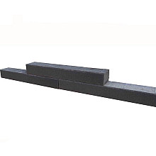 Patioblok strak 60x12x10 cm antraciet
