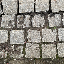 Portugees graniet gebruikt 15-17 cm in bigbags