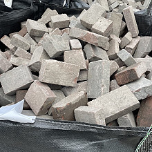 Oud gebakken waalformaten wl (variabele lengtes in bigbag)