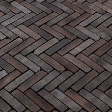 WF60 Ancona Antica gebakken waalformaat zwart-blauw-bruin
