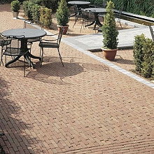 DF60 Roma Antica gebakken dikformaat rood genuanceerd