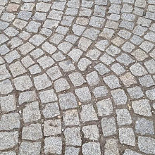 Portugees graniet 9/11 gebruikt in bigbags á ca 1300 kg.
