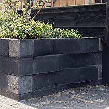 Linia excellence wave 60x15x15 cm nero