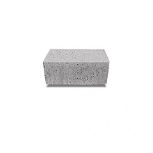 Oud Hollandse dikformaat 21x7x8 cm grijs