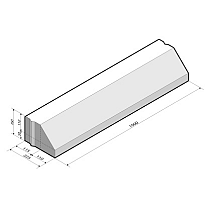 Partij 44: RWS -band 11/22x16x100 cm Grijs