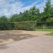 Antieke trommel waalformaat 7 cm oud Bussum (voorheen paars gv)