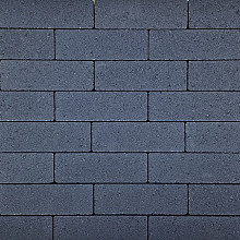 Dikformaat strak 21x7x6 cm antraciet komo