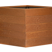 Bloembak corten 120x120x70